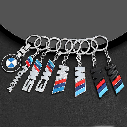 Porte clés de voiture en métal pour BMW